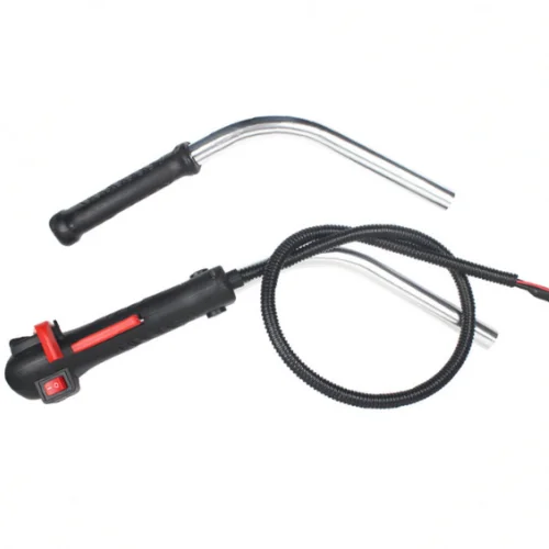 Side Mount Throttle Switch For Lawn Mower Brush Trimmer High-Strength Plastic Ergonomic Design Black