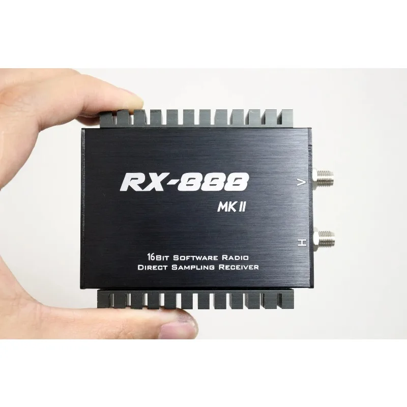 RX-888 MKII Digital SDR HF Receiver LTC2208 16bit ADC Direct Sampling  Portable Ham Radio