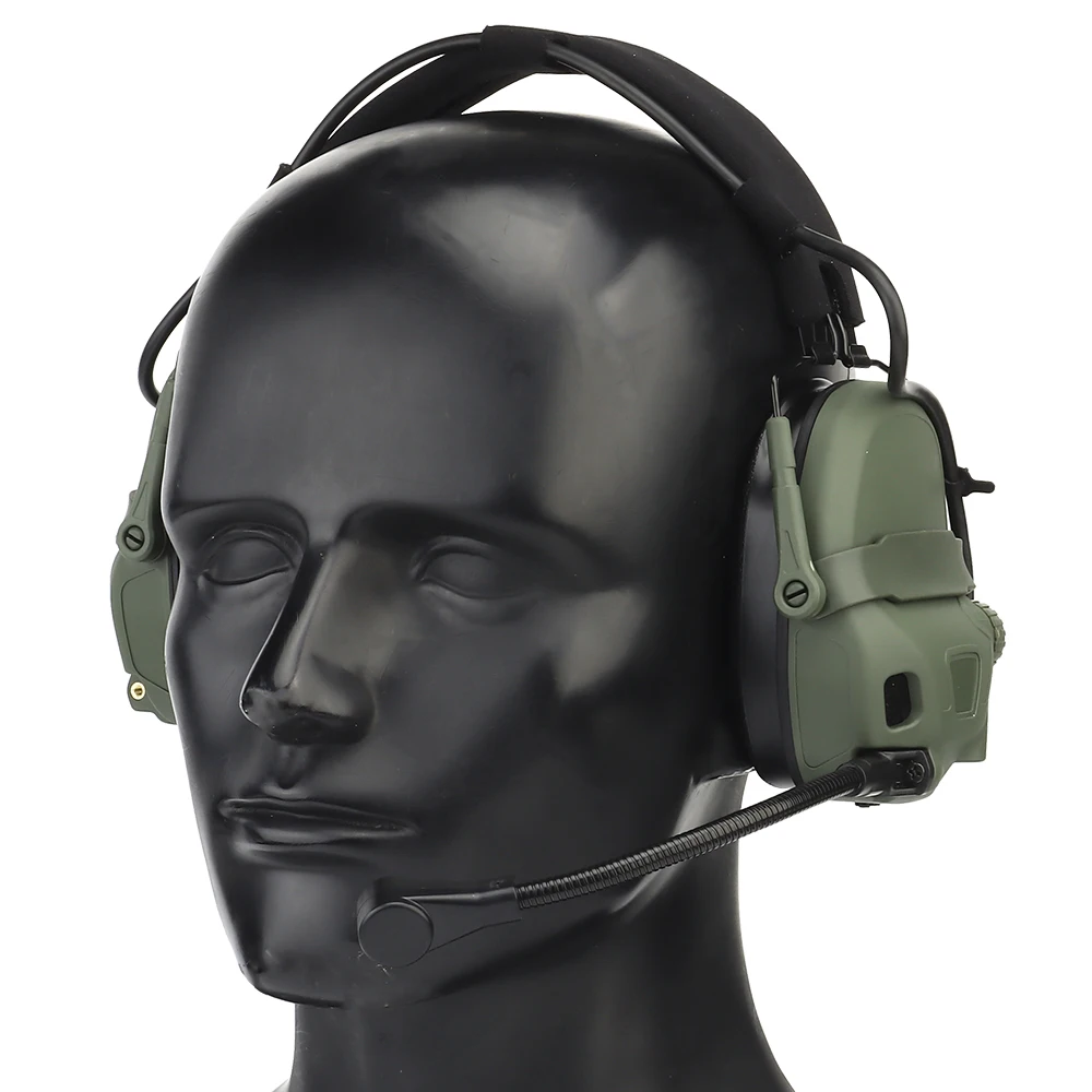 gen-6-tactical-headset-without-sound-pickup-noise-reduction-function-with-robotic-arm-mic-for-hunting-paintball-cs-fast-helmet