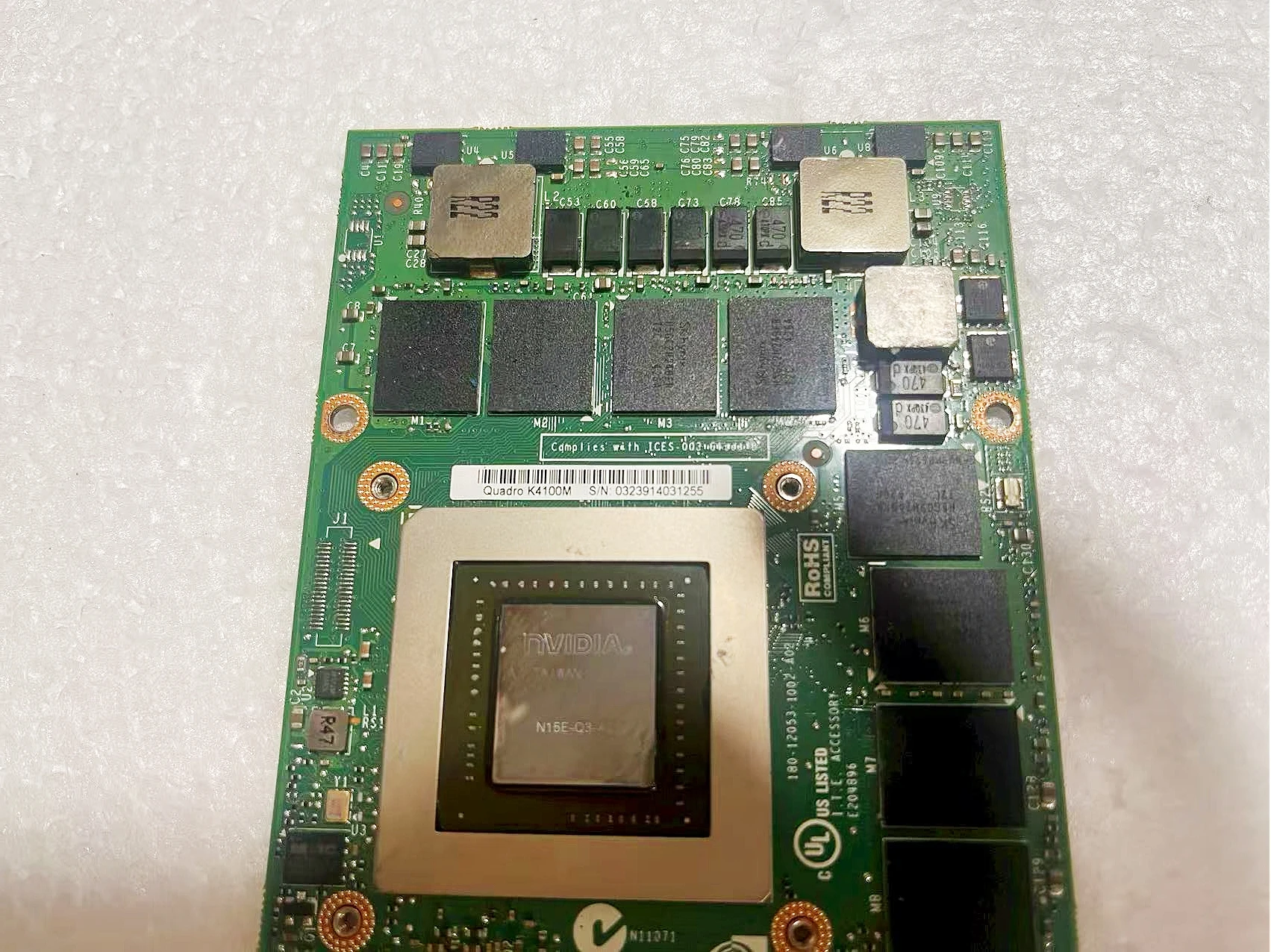 

Для K4100M 4 ГБ DDR5 A1312 M6700 M6800 M7710 M7720 8760 Вт 8770E ZBOOK 17