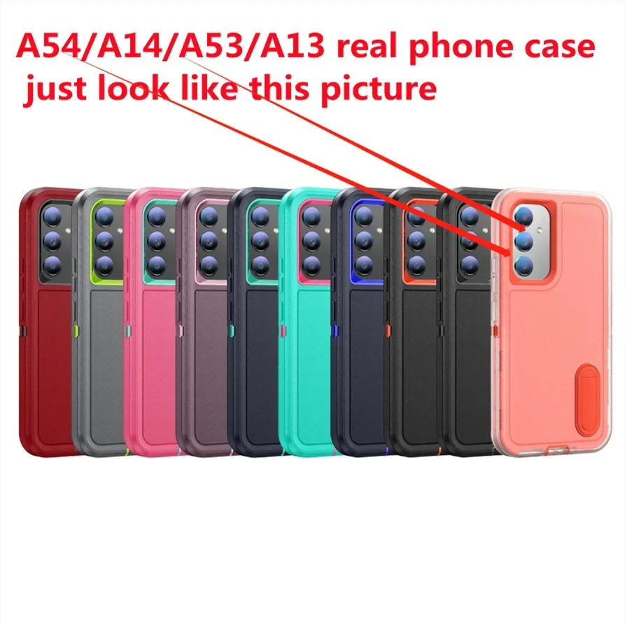 Dual Layer Strong Protective Case for Samsung Galaxy S23 FE S25 Ultra S24 Plus 5G S22 Ultra A16 A15 A54 A14 A13 A53 A04S Capa