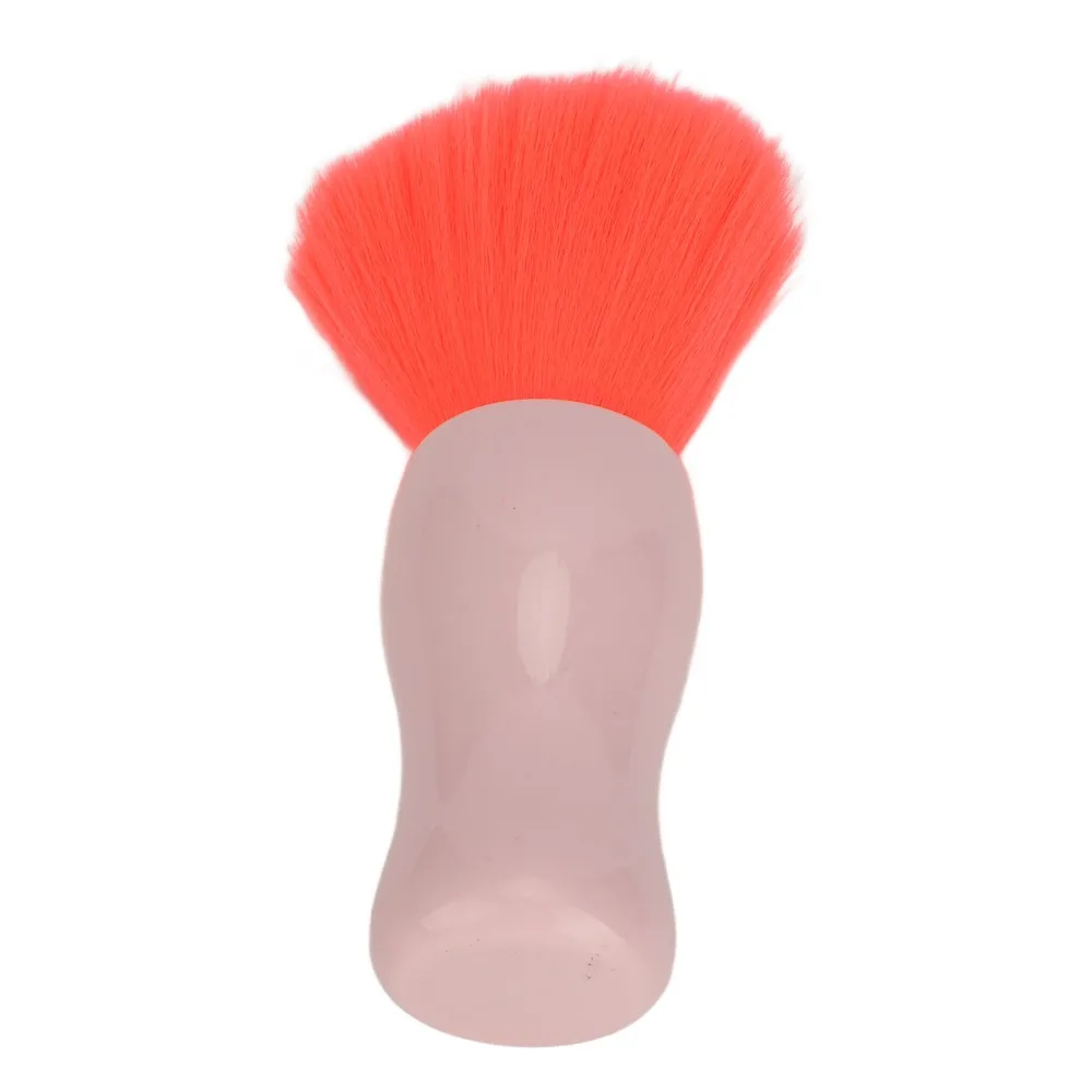 Nylon Neck Duster Brush Ergonomic Design Easy Clean Hair Sweeping Brush Multi-Purpose Compact Neck Cleaning Hairbrush Home Use