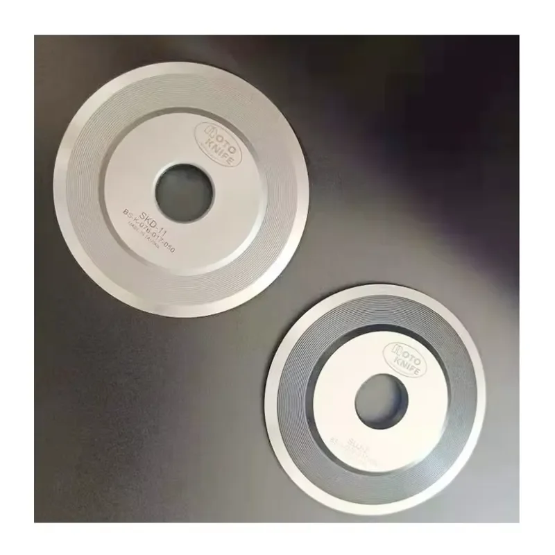 Custom Drawing Services BSN HSS Circular Slitter Blade for PP Film Cutting Industrial Rewinding Machine with Gear and Pump