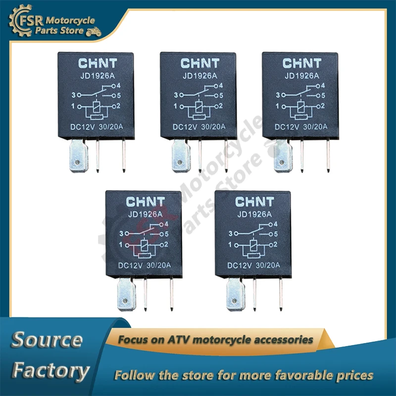 

5PCS Auxiliary Relay Fits CFMOTO Cforce 400AU CF500 600 800 Uforce Rancher 500 X5 X6 X8 Zforce 800/Z8 9010-150350 Quad Parts