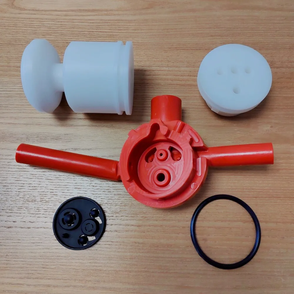 Ice Cream Machine Parts Adapter, Mixing Inlet, Red, 8290, 7226, 8288