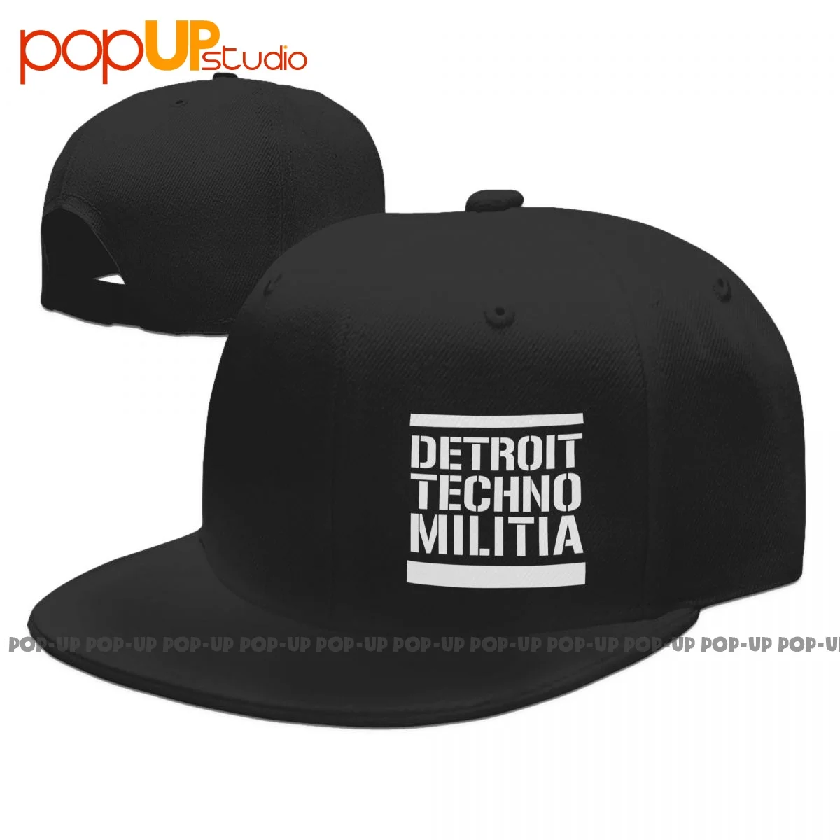 Rare Detroit Techno Militia 909 Underground Resistance Snapback Cap Hipster Best Seller Baseball Caps