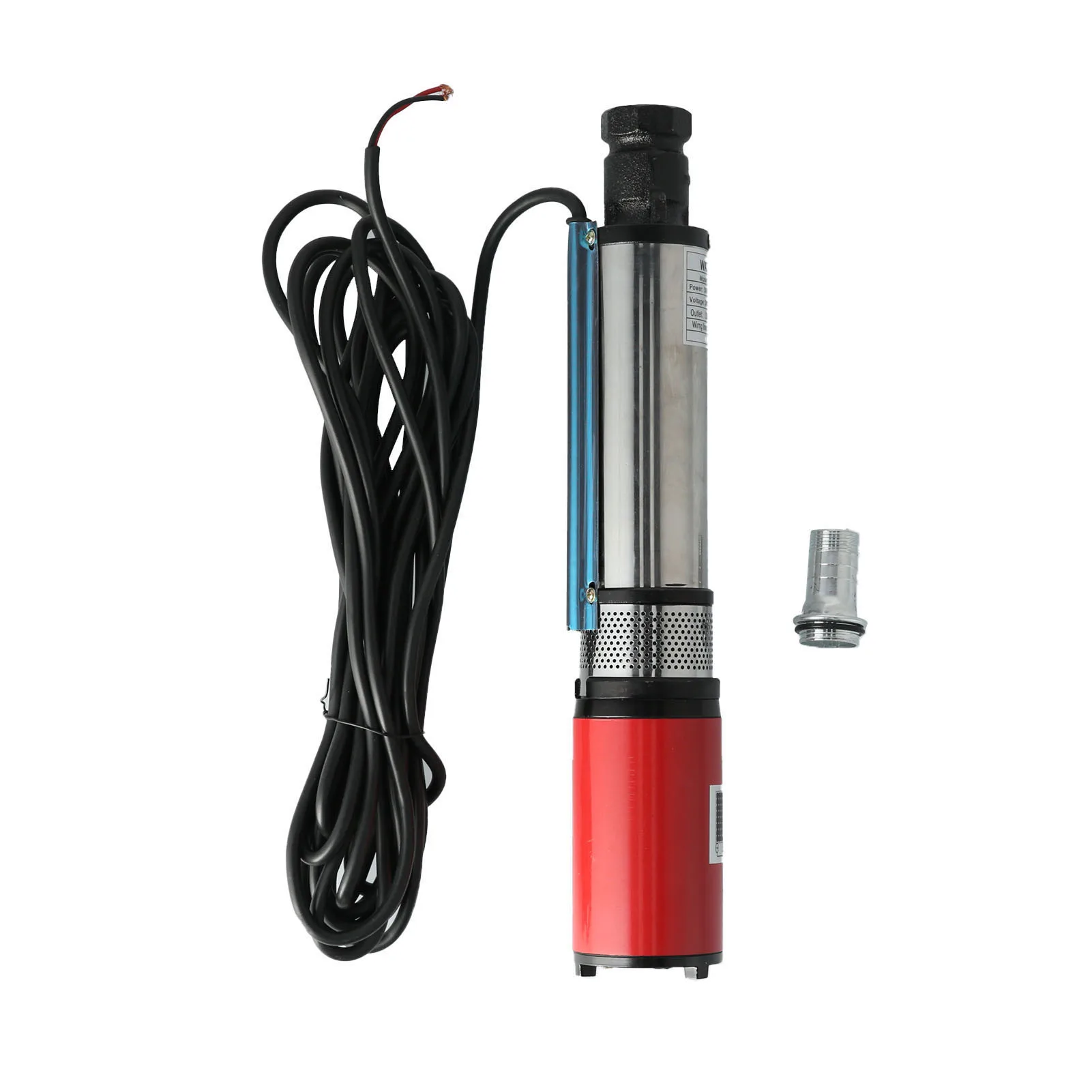 DC Deep-Well Pump Large Flow High Lift Battery Solar Water Pump Brass Motor Floating Impeller S-4-35 DC24V