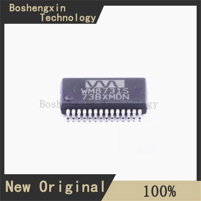 1Pcs WM8731SEDS Internet Audio Codecs and Headphone Drivers SSOP-28-208mil WM8731SEDS