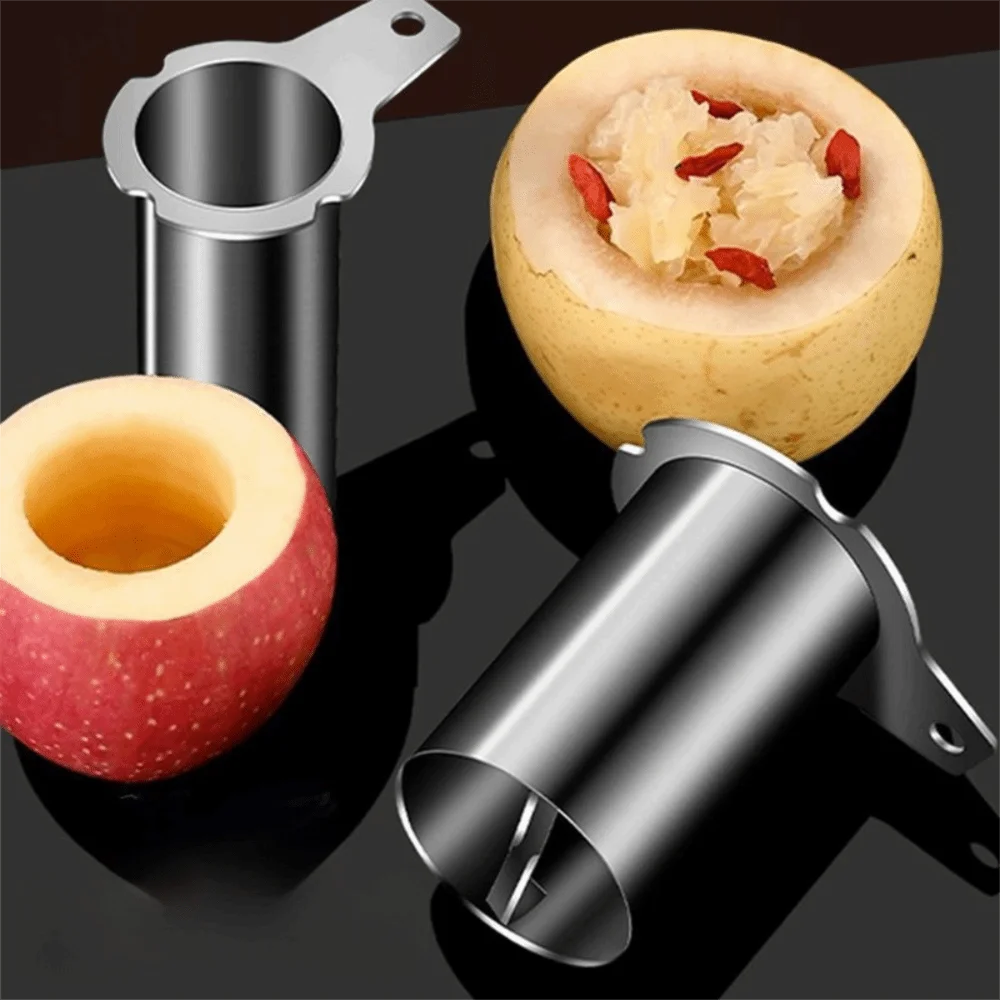 

304 Stainless Steel Fruit Corer Effortless Professional Pear Core Extractor Household Rust-proof Fruit Coring Digger Watermelon