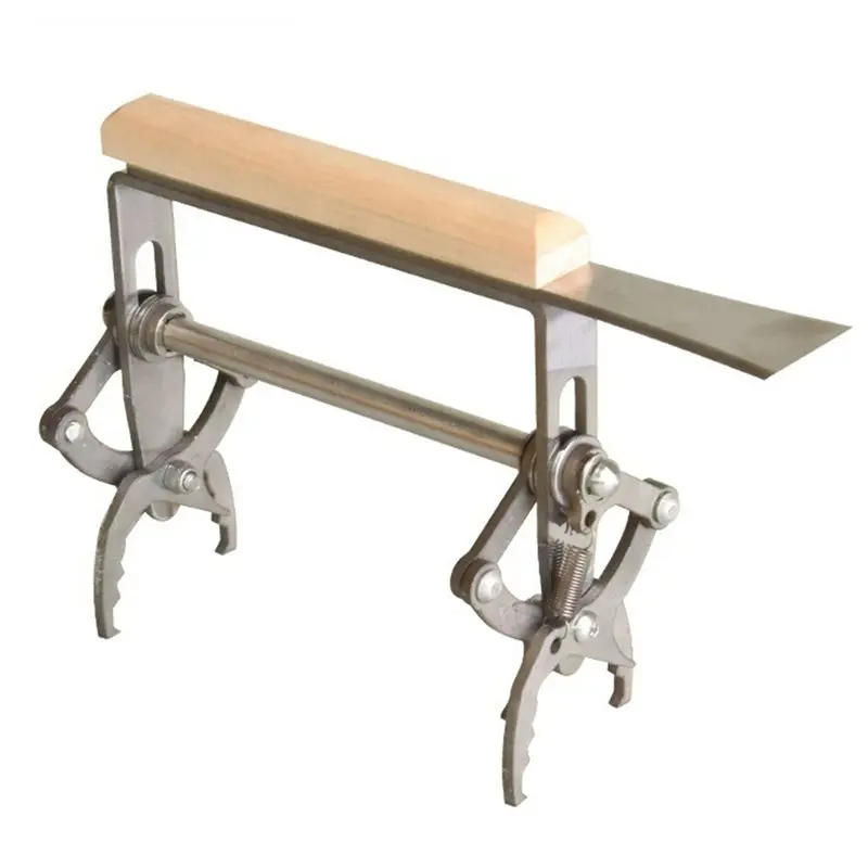 A74E-Professional Beehive Frame Grip Tool Extractor With Ergonomic Wooden Handle, Bee Hive Frame Lifter