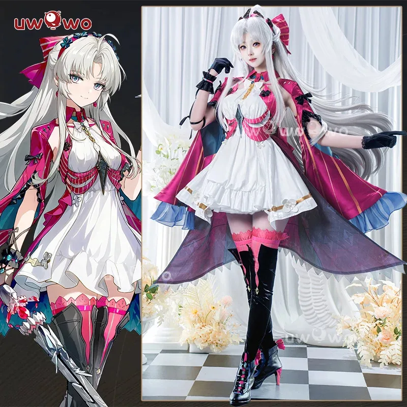 UWOWO Carlotta Gioco Cosplay Onde Wuthering WuWa Carlotta Montelli Costume Cosplay Costume di Halloween
