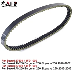 Drive Belt for Suzuki AN250 Burgman 250 Skywave 250 1998-2006 Transfer Clutch Belt Rubber 27601-14F01-000 27601-14F11-000