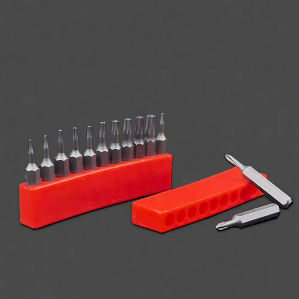 Flexible Drill Bit Storage Rail Organizer For 6 35mm Hex Shank Socket Adapter Portable Tool Management Rack Stand Tray