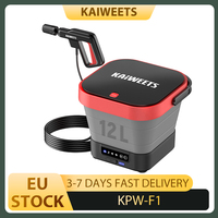KAIWEETS KPW-F1 Portable Electric Pressure Washer, 12L Capacity, 5-in-1 Nozzle, Max 220PSI, Type-C Charging, 16.4FT Hose