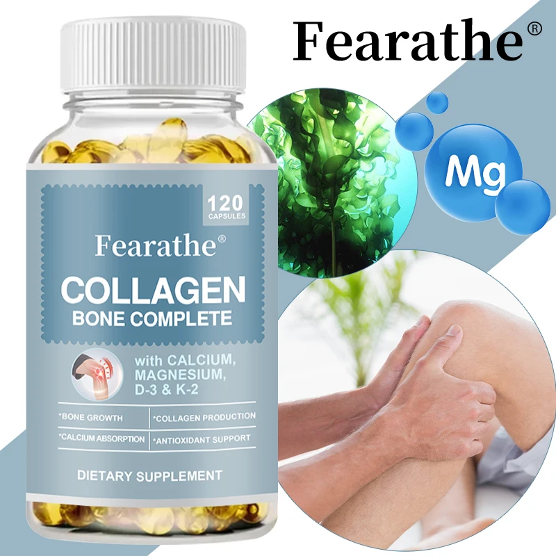 

Collagen, Vitamin D3, K2 supplement, strengthen bones, nourish skin, enhance skin elasticity, support gut health