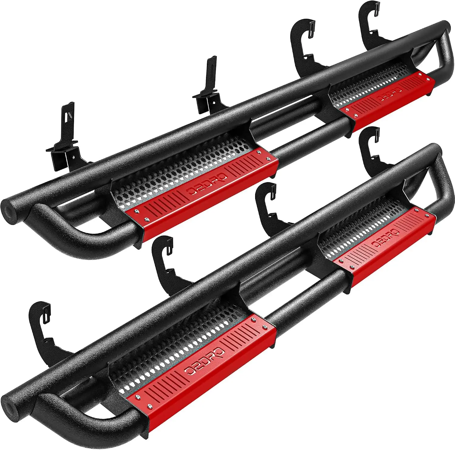 Running Boards Compatible with 07-18 Chevy Silverado/GMC Sierra 1500 | Crew Cab 2007-2019 2500/3500HD,6 inch Bolt-on Side Steps
