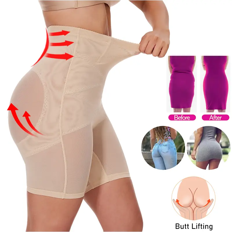 Shapewear for Women Tummy Control High Waisted Body Shaper Shorts Shapewear Girdles Thigh Slimmer Underwear Shaping Panties - Image 4