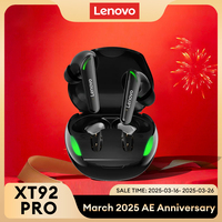 100% Original Lenovo XT92 PRO Wireless Bluetooth V5.3 Earphones Ultra-Low Latency Gaming Earbuds HD Call Sport Headset With Mic