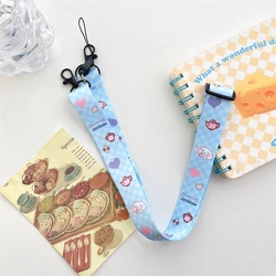 Phone Lanyard Adjustable Universal Crossbody Shoulder Card Neck Cord Clip Hang Anti-lost Strap Cinnamoroll Hello Kitty Melody