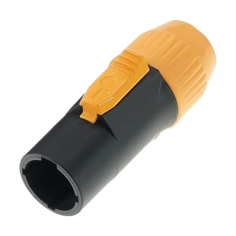 【حار بيع!】10 قطعة 3 دبابيس صحيح قفل موصل التوصيل جاك NAC3FX-W NAC3MX-W PA66 المواد IP65 الصف مقاوم للماء الأصفر