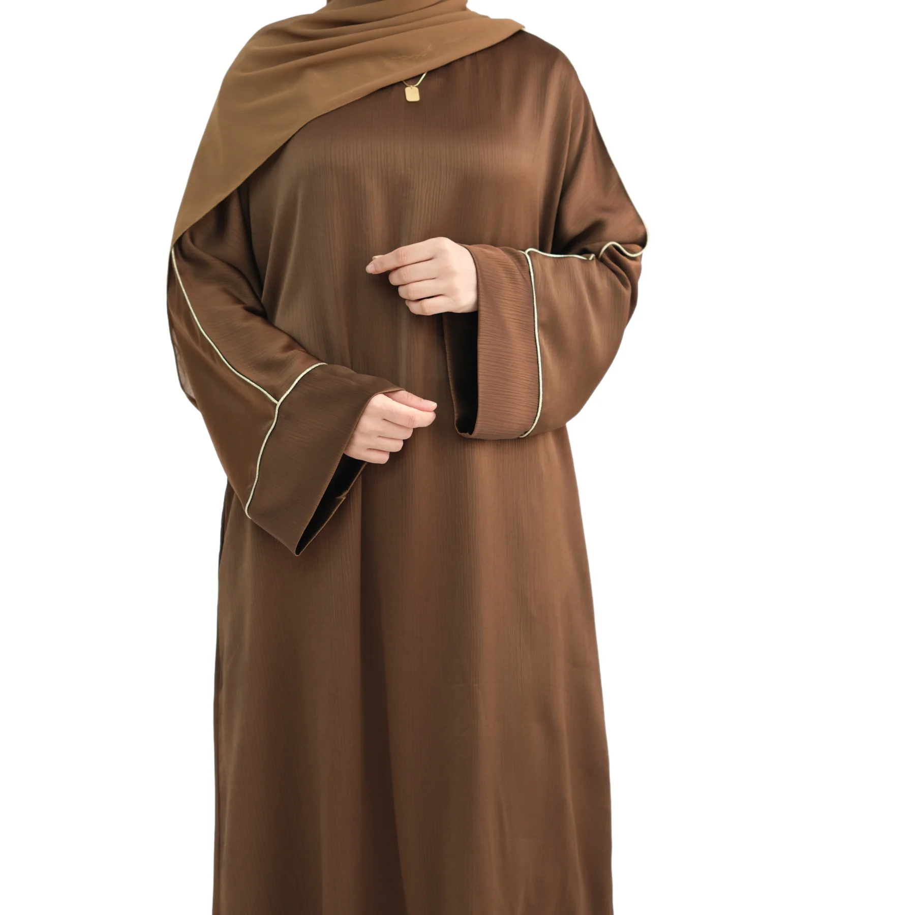 

2026 Ramadan Jersey Modest Abaya Dubai Women Islamic Clothing Muslim Kaftan Dresses Robe Turkey Femme Musulmane Loose Vestidos