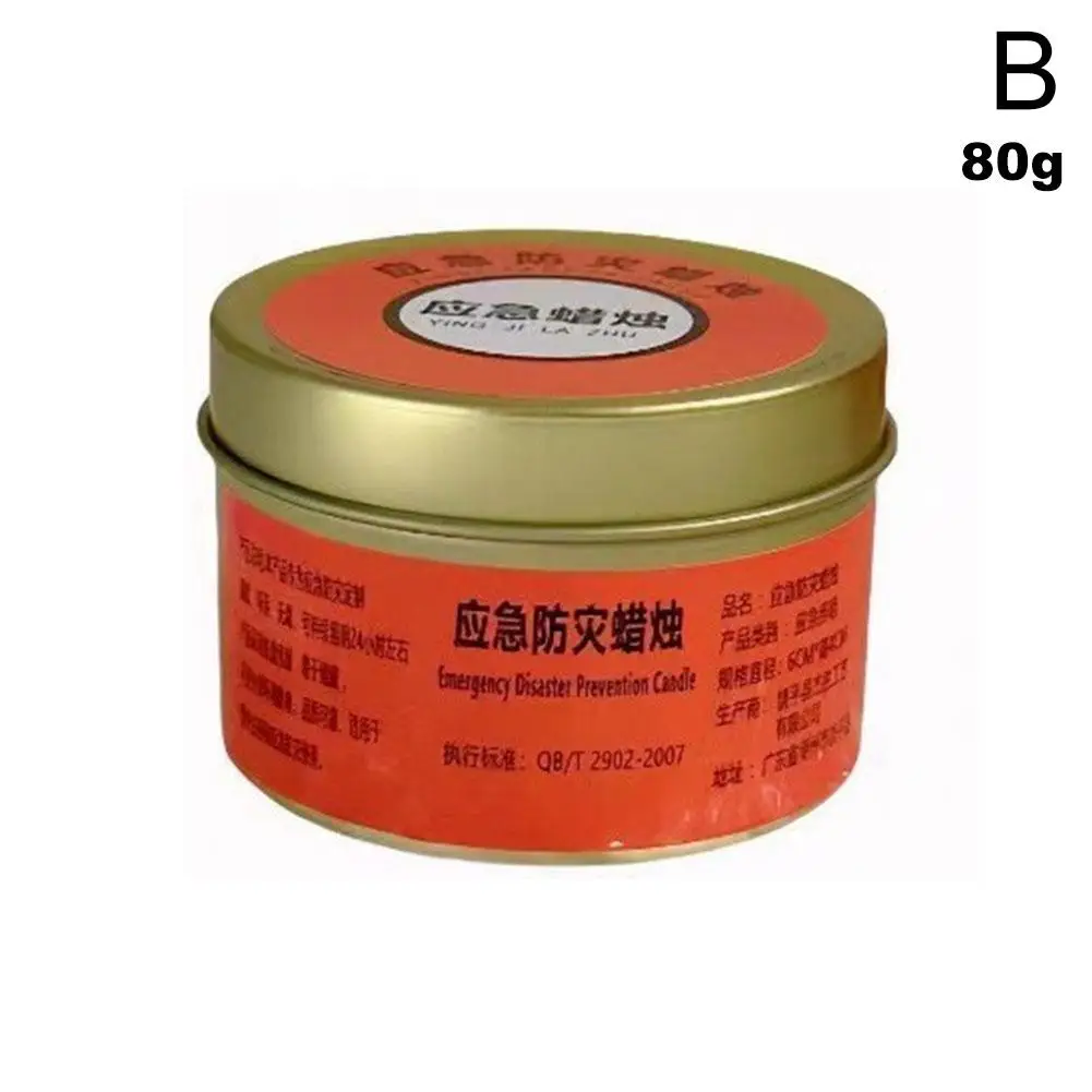 Bougie chauffe-plats coupe-vent longue durée, bougie de survie, 30 heures, dans un récipient plat, longue combustion, chauffe-aliments, bougie chauffe-plat pour Ca O0F7