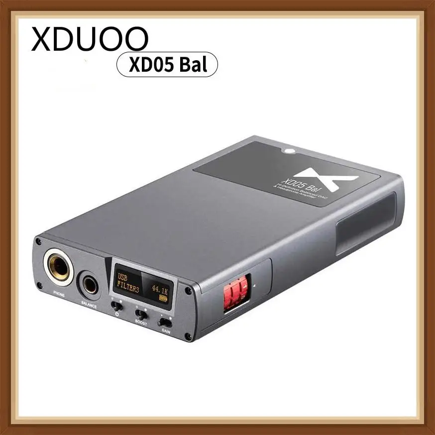 

XDUOO XD05 Bal Portable Decoding Headphone Amplifier Balanced DAC 32bit/768kHZ DSD512 Hifi Music AMP