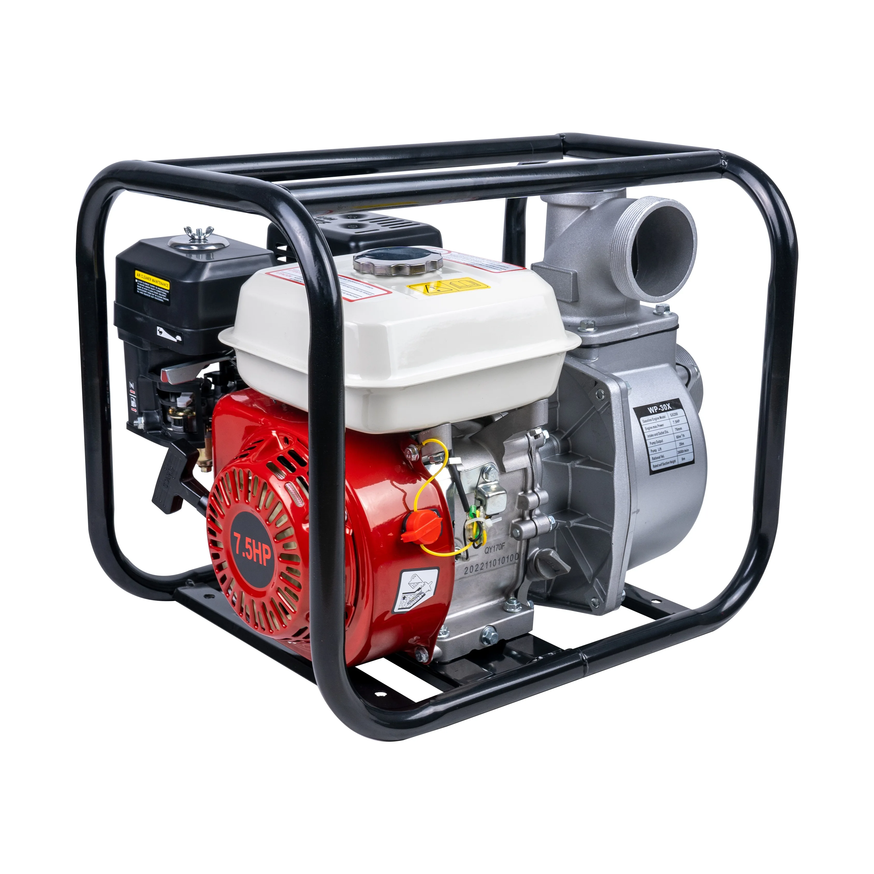 20253 بوصة محرك الديزل 80 مللي متر 3 "الري الزراعي مزرعة حديقة المنزل استخدام مضخة مياه محمولة منخفضة الوقود