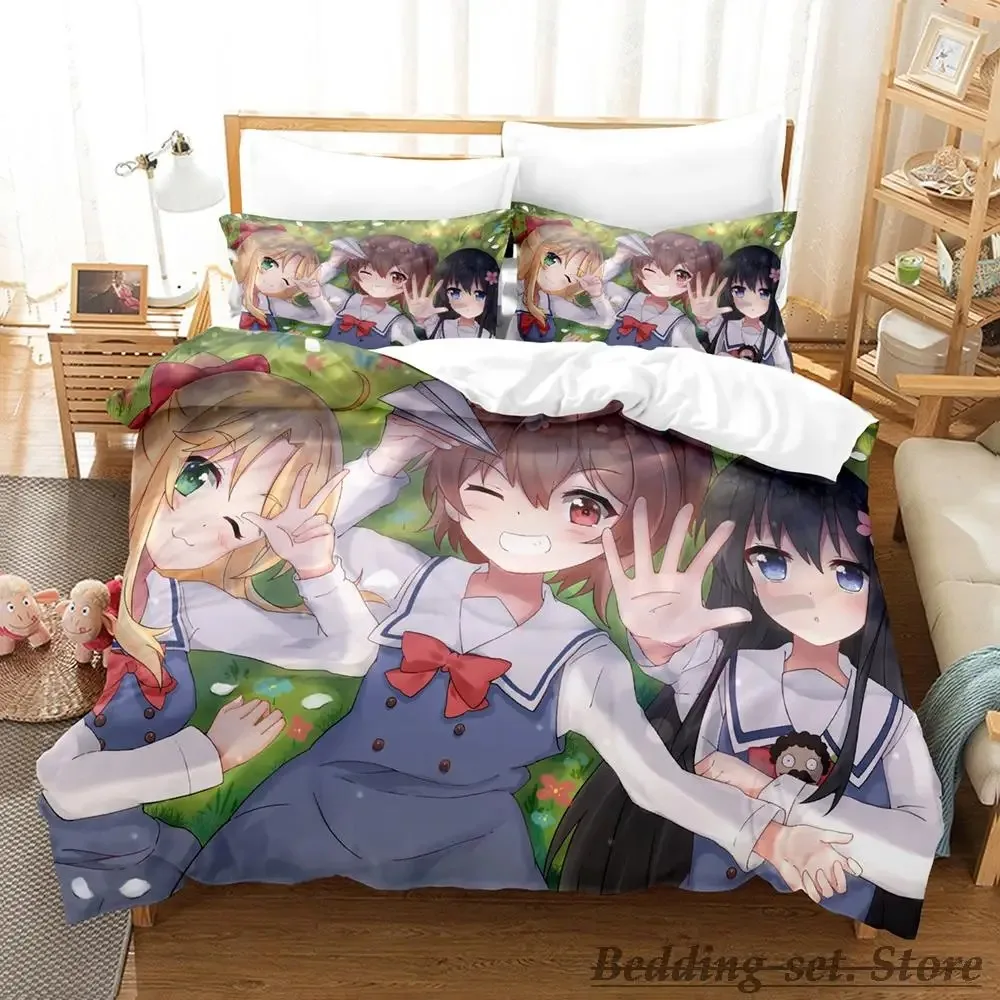 

2023 Wataten! An Angel Flew Down to Me Bedding Set Single Twin Full Queen King Size Bed Set Adult Kid Bedroom Duvetcover Sets