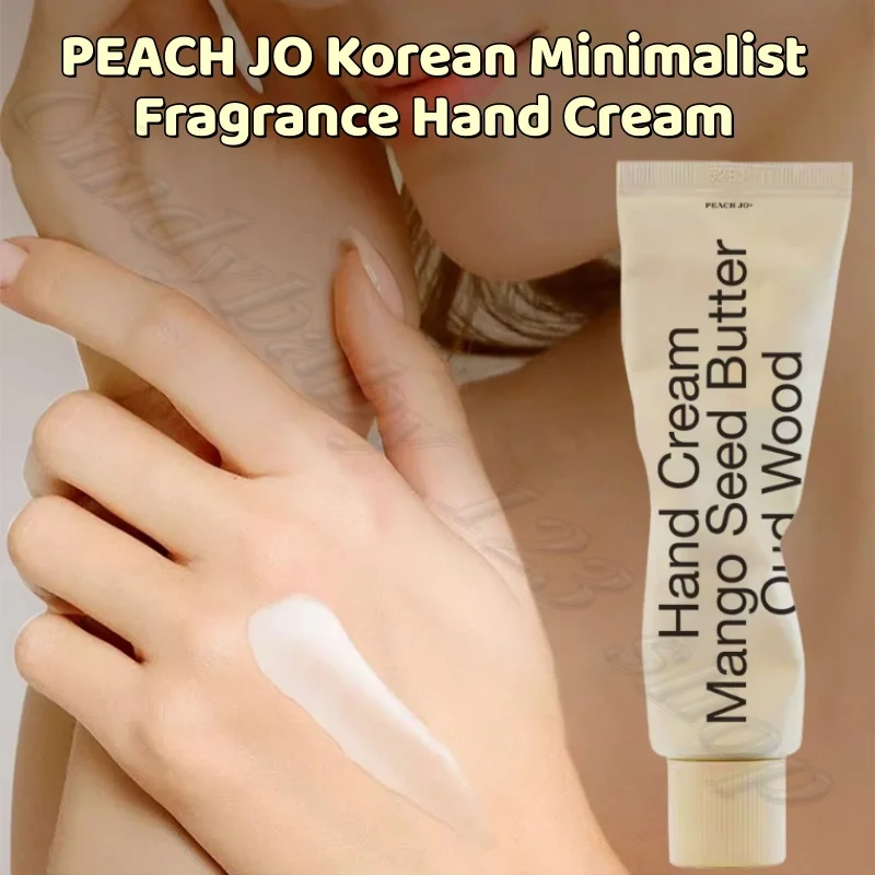 

PEACH JO Korean Minimalist Fragrance Hand Cream Moisturizing and Hydrating Ebony Lilka Fig Flower Soap Fragrance 50ml