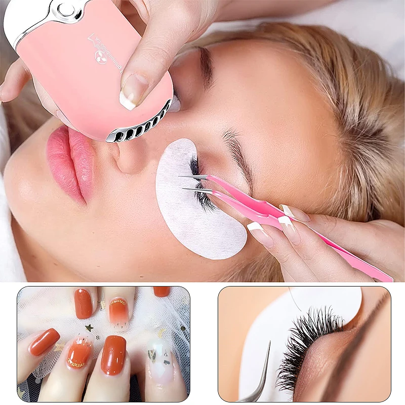 Mini USB Lade Wimpern Fan Trockner Gebläse Graft Wimpern Verlängerung Gewidmet Klimaanlage Kleber Schnell Trocken Frauen Make-Up-Tools