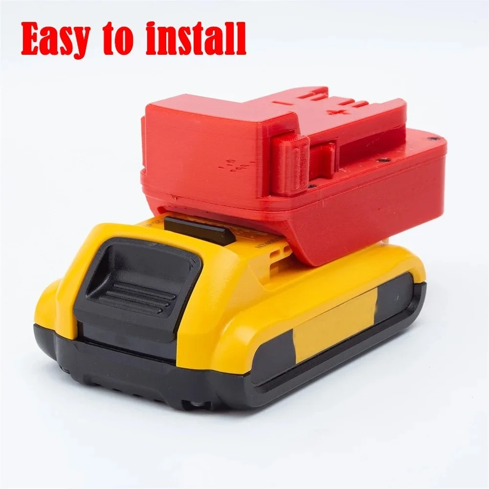 

Адаптер-преобразователь для аккумуляторов DeWalt 18V XRP Lithium для инструментов Milwaukee 18V (инструменты и аккумуляторы в комплект не входят)