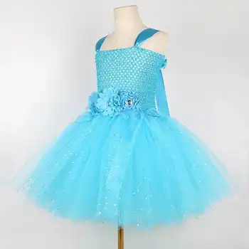 10 best sales Vestido turquesa para meninas - №2