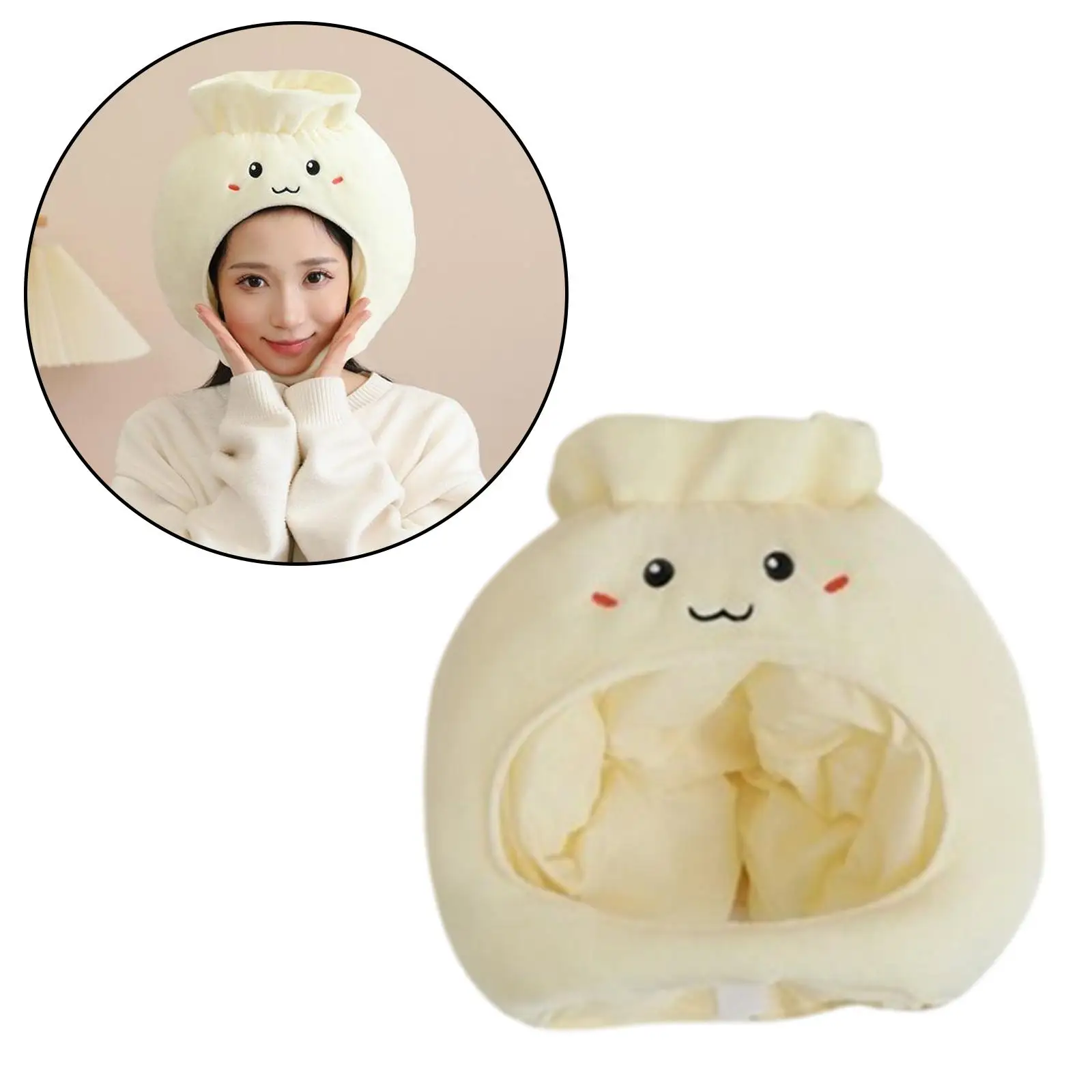 

Плюшевая шляпа Шаомай, мультяшная шляпа для селфи, головной убор для фестиваля, нарядное платье на Хэллоуин