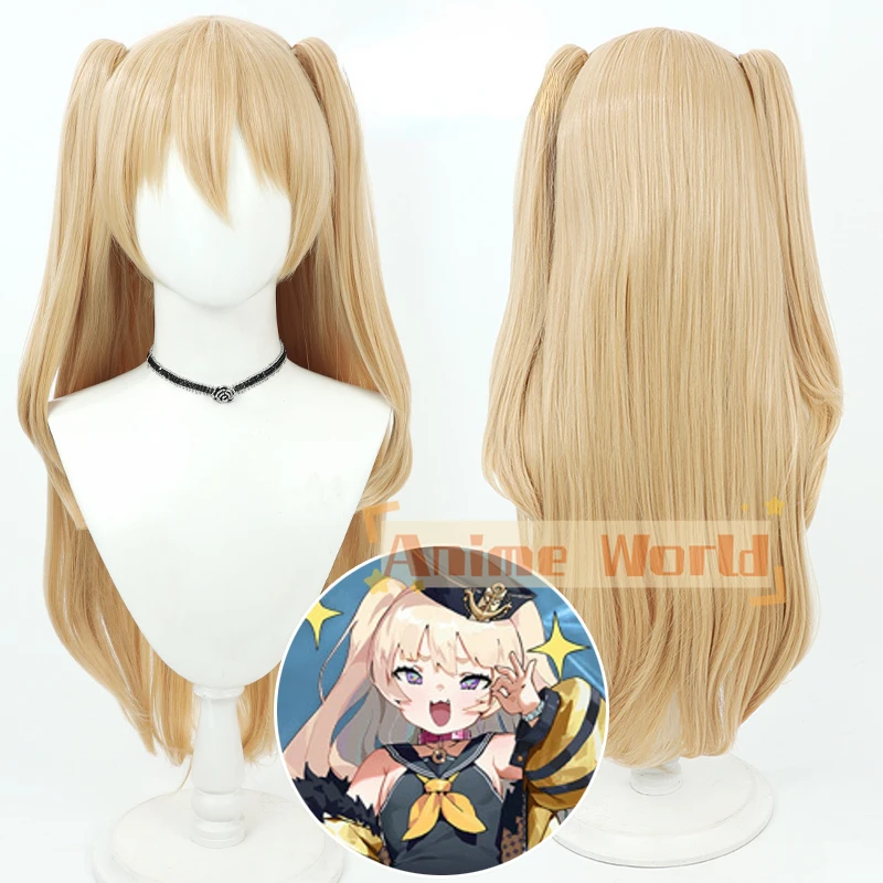 

Anime Azur Lane Bache Cosplay Wig Halloween Party Role Play + Free Wig Cap