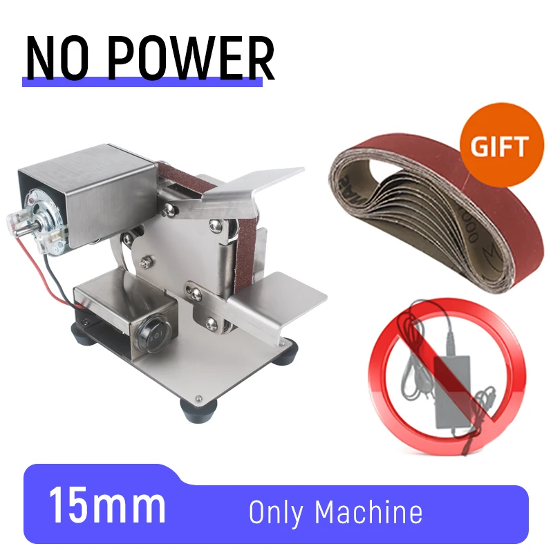 Mini elektrische bandschuurmachine - DIY Home Polijstslijpmachine Schuurbanden Grinder voor slijperprojecten