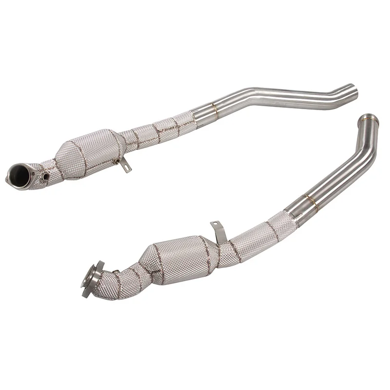 Downpipe for Mercedes-Benz W164 ML63 Racing Downpipe With Heat Shield Exhaust System