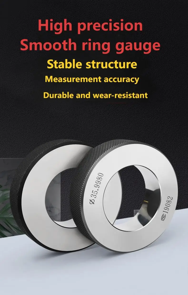 1PC Φ63mm-79mm Smooth Ring Gauge Inner Diameter Calibration Gauge Plain Ring Gage Smooth Hole Gage Measuring Tools Customizable