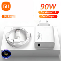 Xiaomi Original 90W Charger Fast Turbo Charging Eu Wall Power Adapter 6A Type C Cable For Mi 15Ultra 14 13 12 Ultra Poco F7 Pro