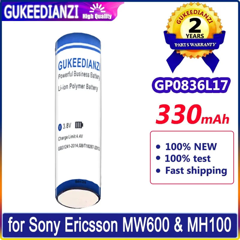 Мобильные телефоны, портативный аккумулятор GP0836L17 330 мАч для Sony Ericsson MW600 MH100, беспроводная гарнитура, запасные элементы питания