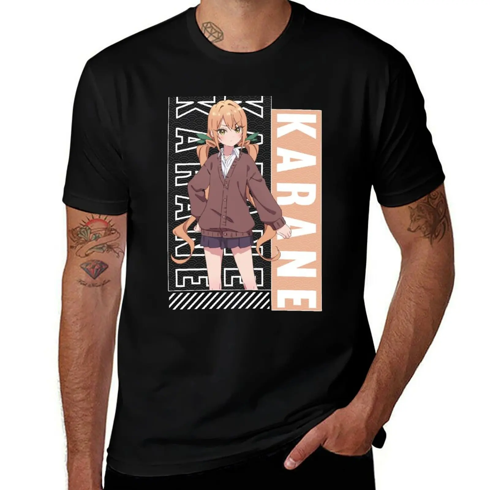 Karane からね The 100 Girlfriends Who Really Love You Hyakkano T-Shirt graphic tee shirt customizeds plain cute tops T-shirt men