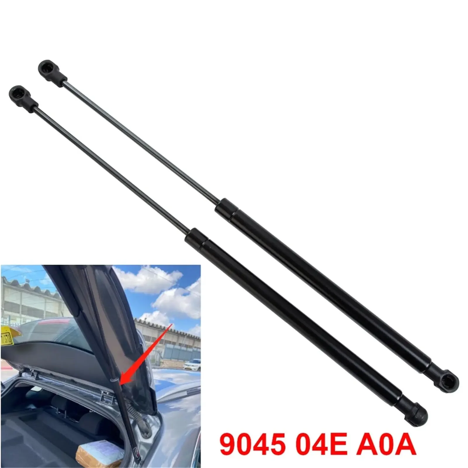 

904504EA1A Car Trunk Boot Gas Spring Steel Rear Trunk Shock LiftTailgate Gas Spring ARA115722 for Nissan Qashqai J11 2014-2022