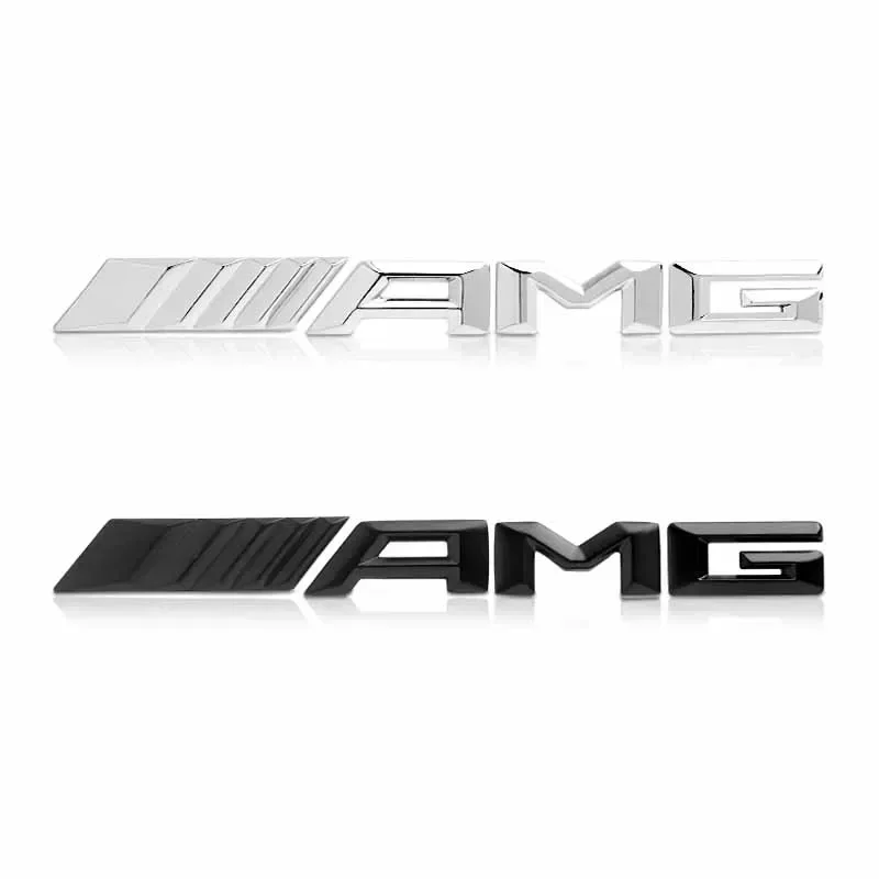 3D ABS Car Rear Trunk Badge Decal Letters Sticker For Mercedes Benz AMG A B C E G CLA C63 GLE63S E53 GT SLK W176 W205 W177 C260L