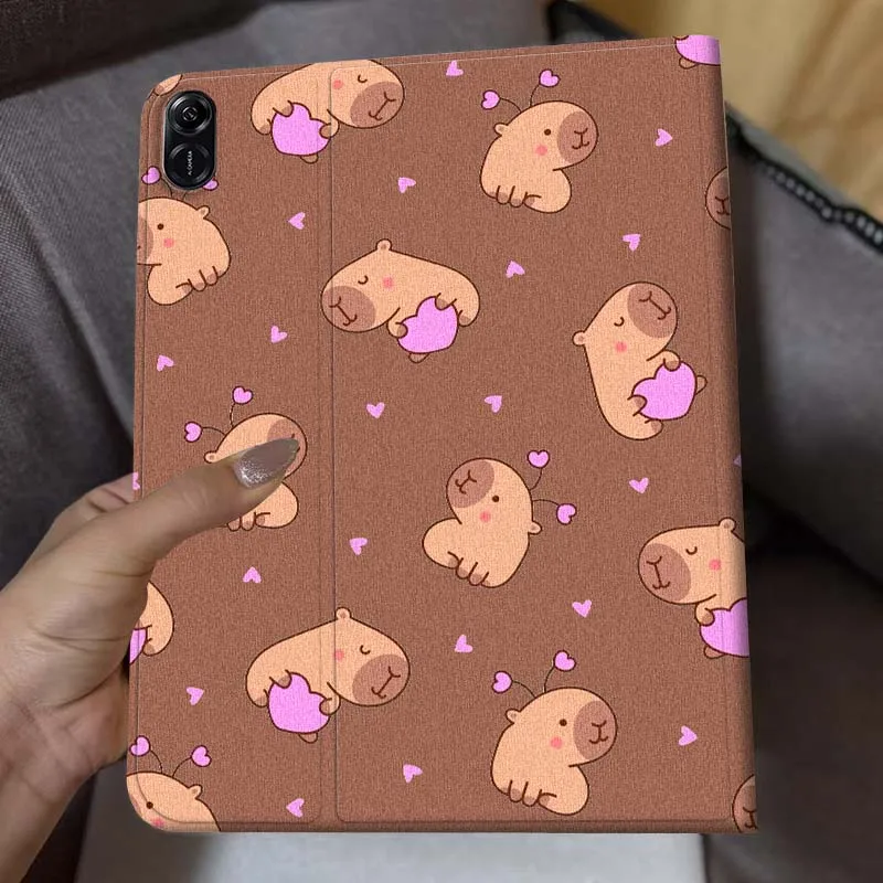 Cartoon anime capibala Tablet Case For Honor Tab Pad 6 7 8 9 X8 V7 V8 X9 13 X8a X9a Pro 10 Magic GT GT2 10.1 13.3 Inch
