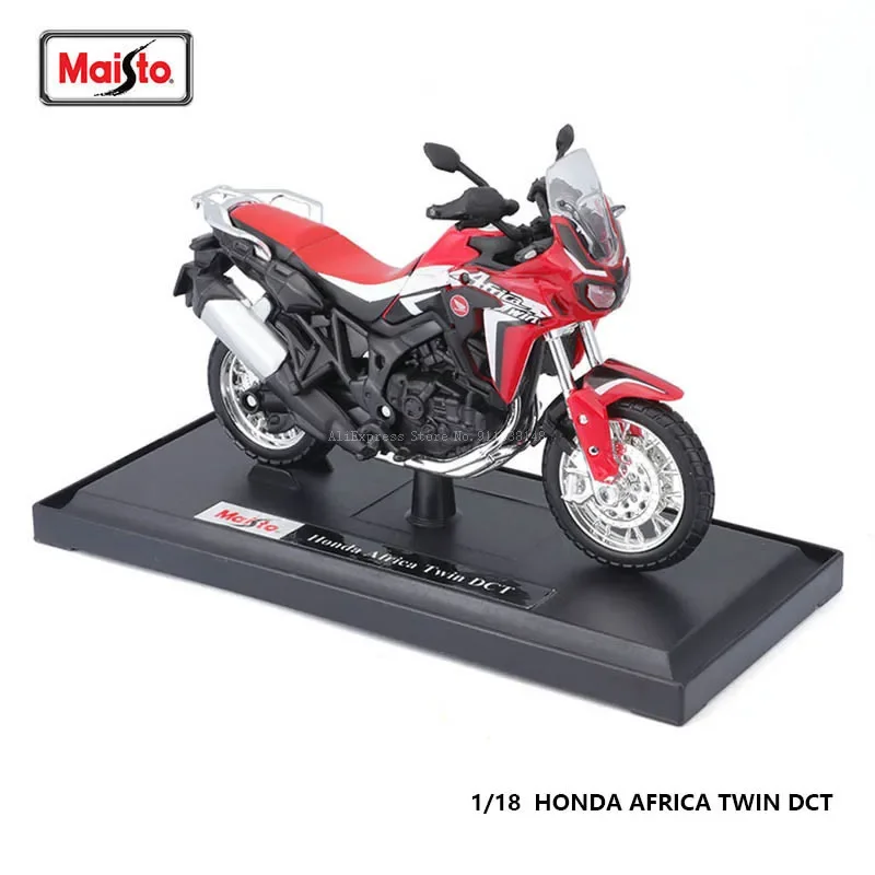 

Maisto 1:18 Scale HONDA AFRICA TWIN DCT Motorcycle Replicas with Authentic details Motorbike Fun Model Collection Boy Gift Toy