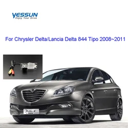 FHD Rear view camera For Chrysler Delta Lancia Delta 844 Tipo 2008~2011 CCD vehical backup universal drill reverse kit