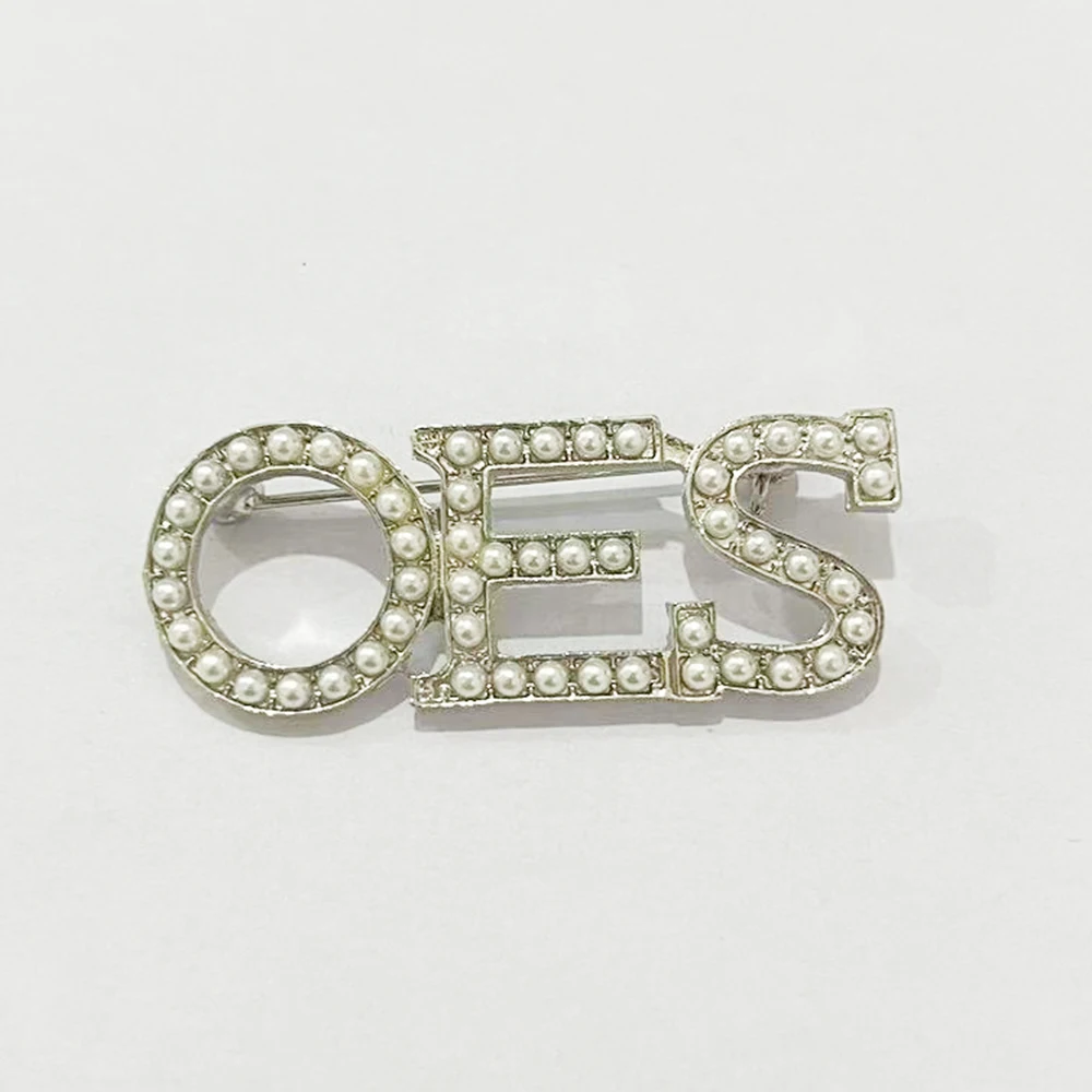OES Greek Alphabet Association Club College Party Gift Brooch