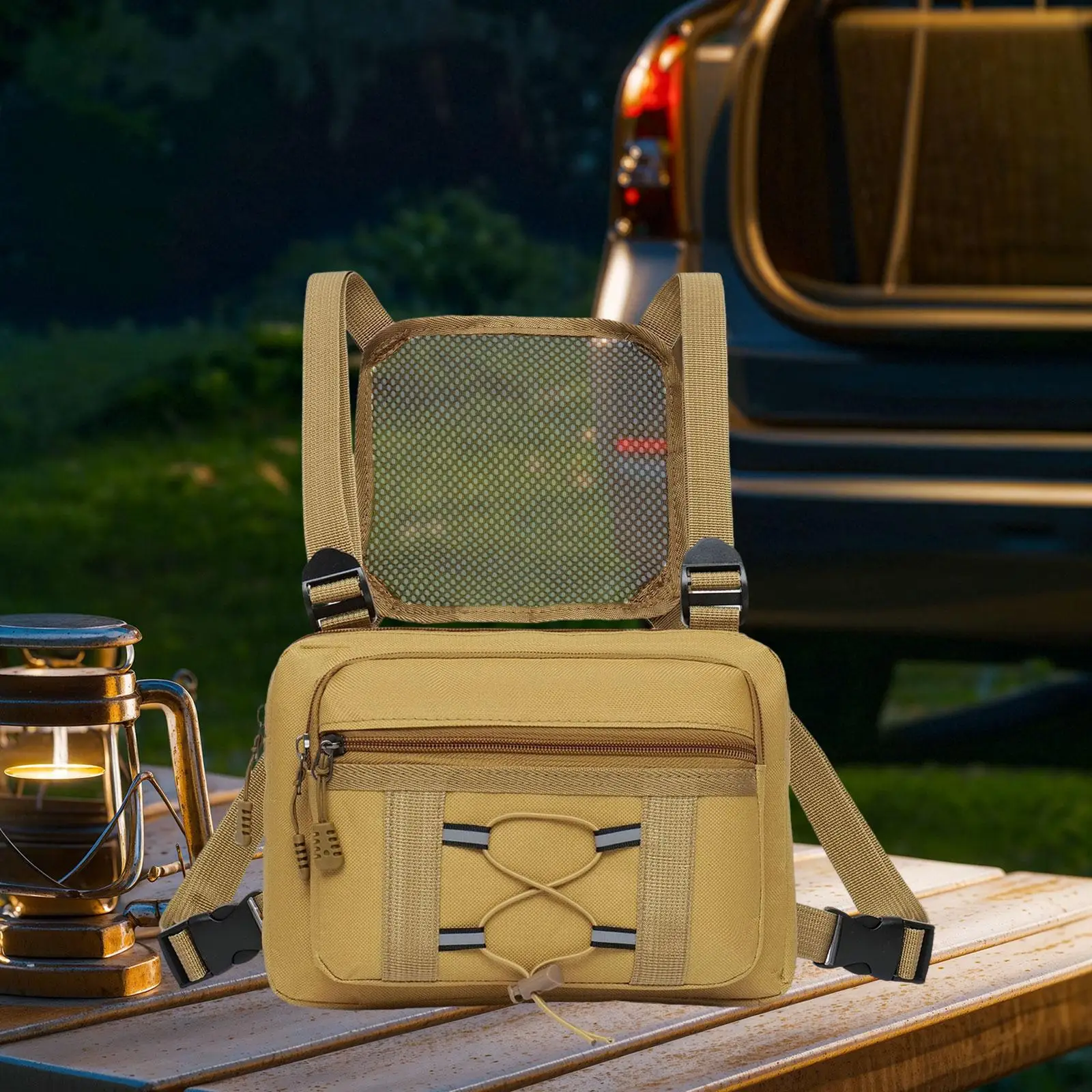 حقيبة صدر مجهرة بينو تسخير حمل مقاوم للماء عملي متعدد الجيب