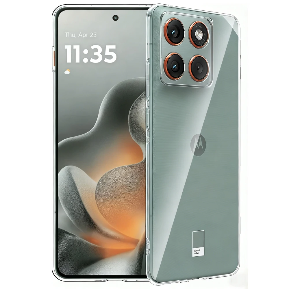 رقيقة جدا واضح لينة بولي TPU كاميرا حماية عودة قضية الهاتف غطاء ل Motolora موتو إيدج 70 Edge70 X70 الهواء T2601-2 XT2603-2 #1