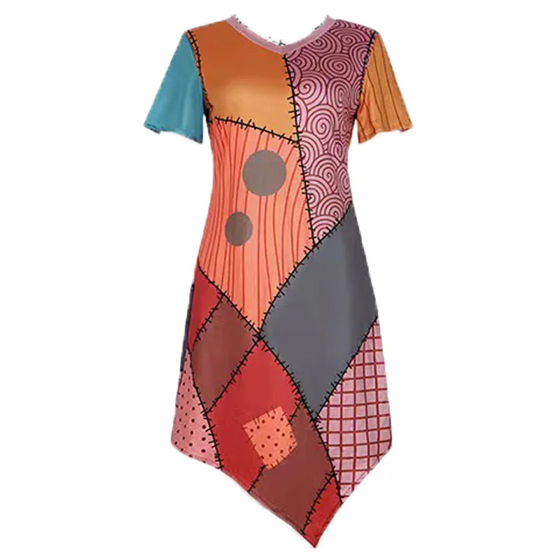 Costume de fête d'Halloween Anime pour femme, robe Sally, combinaison Catsuit, costume de batterie Zentai, leggings gothiques, veille de Noël, nouveau